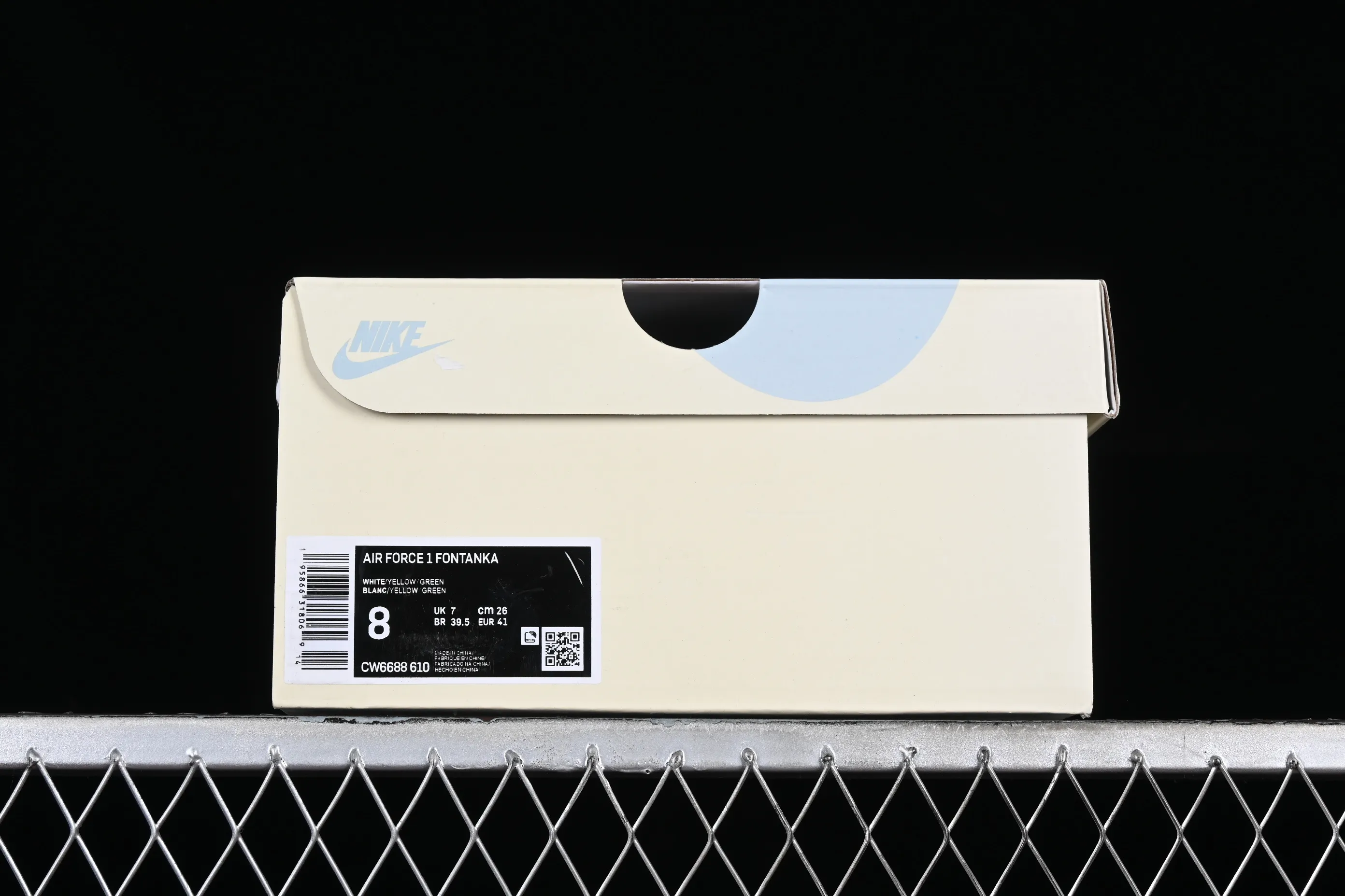 All categories Nk Air Force 1 Air Force series Nk Air Force 1 Fontanka Air Force low-top Nk Air Force 1 Fontanka Fontanka series beige gray and yellow Air Force One low-top casual sneakers CW6688-610